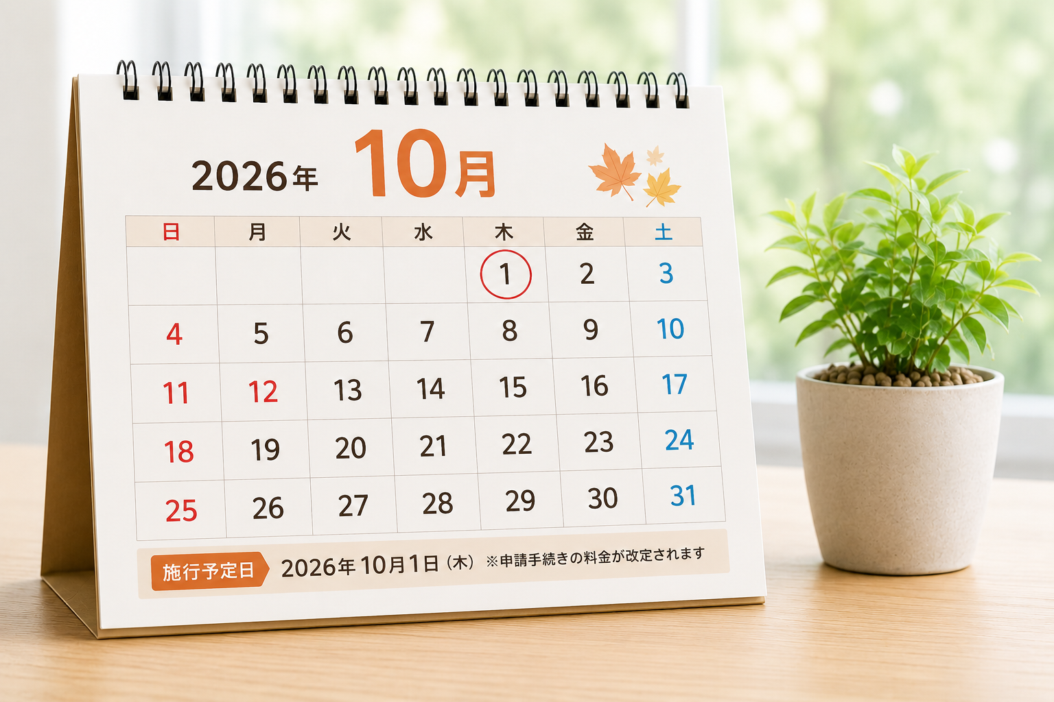 施行予定日2026年10月1日
