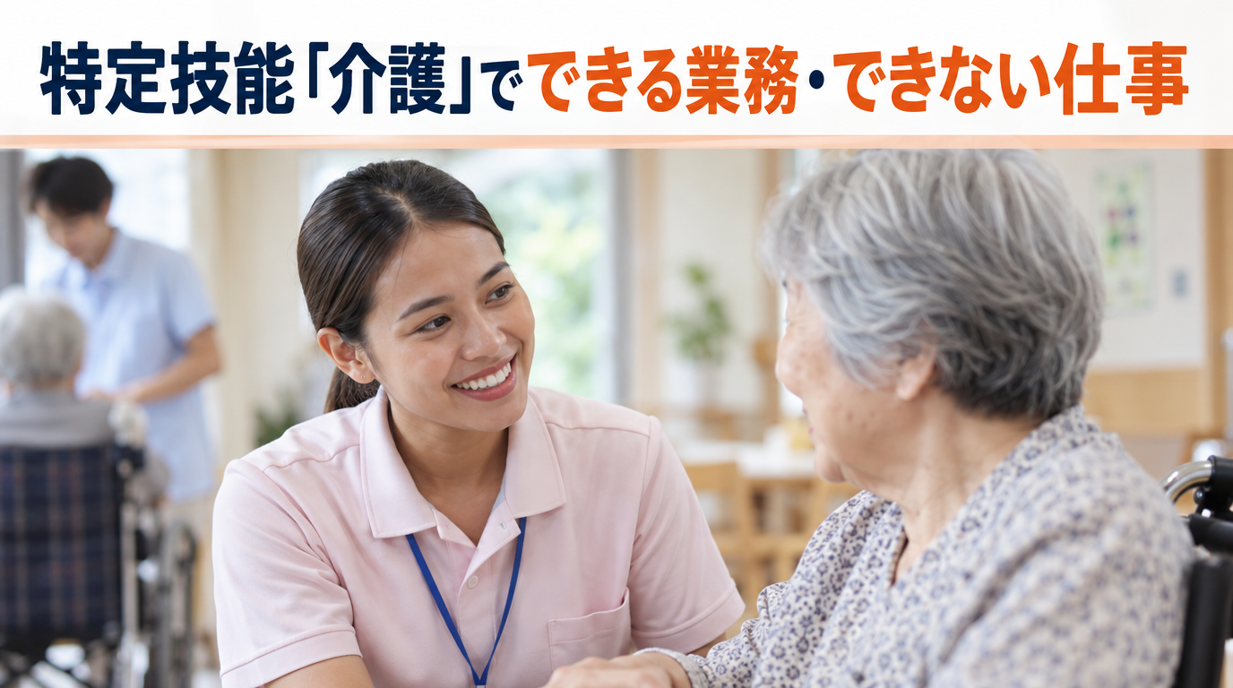 特定技能「介護」でできる業務・できない仕事