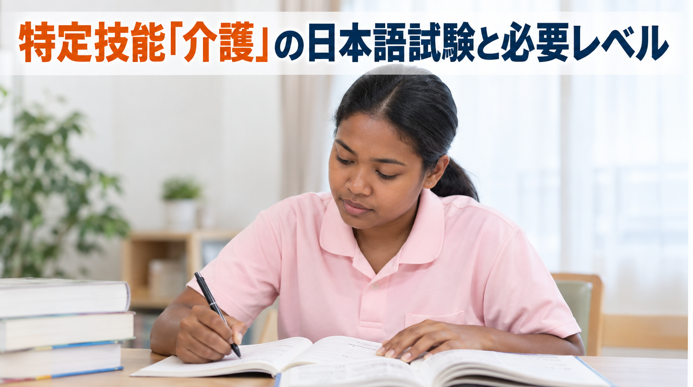 特定技能「介護」の日本語試験と必要レベル